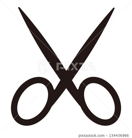 Scissors icon illustration Scissors icon illustration 134436966