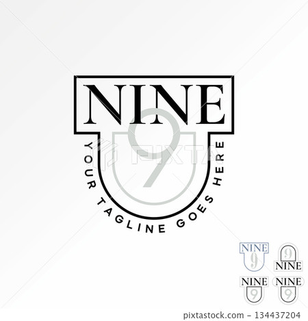 Text nine number 9 typography calligraphy celebration year font party decor logo design graphic concept creative premium vector stock image top sell Text nine number 9 typography calligraphy celebration year font party decor logo design graphic concept creative premium vector stock image top sell 134437204