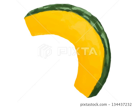 南瓜切片插圖 134437232