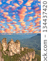 View of the Three Sisters in Blue Mountains National Park 134437420