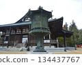 Bronze lantern in the main hall (Danjogaran, Kongobu-ji Temple, Mount Koya, Koyasan, Koya-cho, Ito-gun, Wakayama Prefecture) 134437767