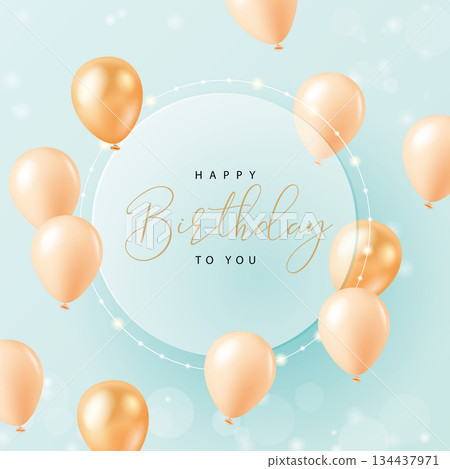 Transparent mist round shape square powder orange color ball, birthday, lover's day, mothers' day, women's day, festival, sect, commemorative day of the year, sea report, material sheet 134437971