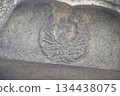 Family crest of "Circle with Crane" (Kagakuji Temple / Kariya, Ako City, Hyogo Prefecture 1992) 134438075