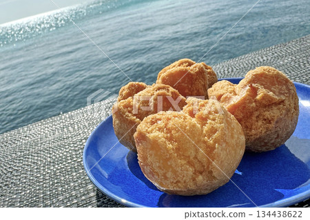 Sata Andagi, a classic Okinawan snack 134438622
