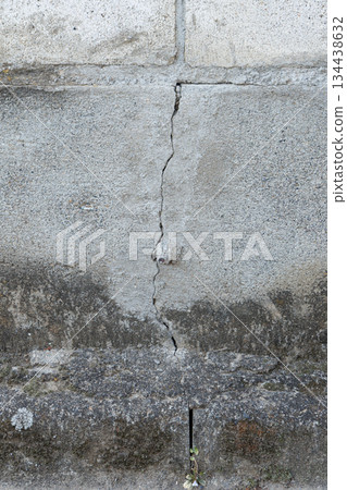 Cracks in concrete Cracks in concrete 134438632