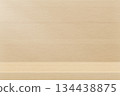 Light beige wood texture background with subtle natural grain. Minimal backdrop design 134438875