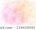 Watercolor abstract background with small floral pattern Watercolor abstract background with small floral pattern 134439343