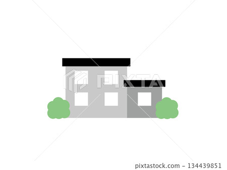 Simple house illustration 134439851