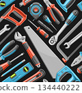 Vector Hardware Tools seamless pattern 134440222