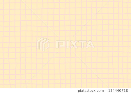 Light-colored hand-drawn checkered pattern background Light-colored hand-drawn checkered pattern background 134440718