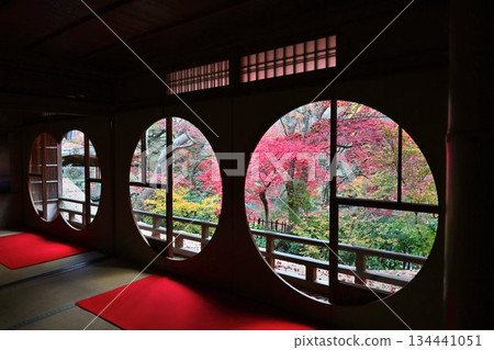 Arashiyama Yusaitei: A famous spot for viewing autumn leaves and the beauty of Japanese nature and space 134441051