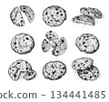 Cookies hand drawn sketch 1 134441485