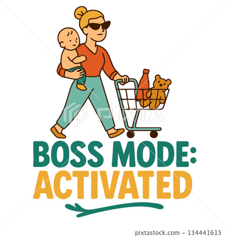 Boss Mode: Activated - Funny Design for T-Shirts, Mugs, and Gifts Boss Mode: Activated - Funny Design for T-Shirts, Mugs, and Gifts 134441615