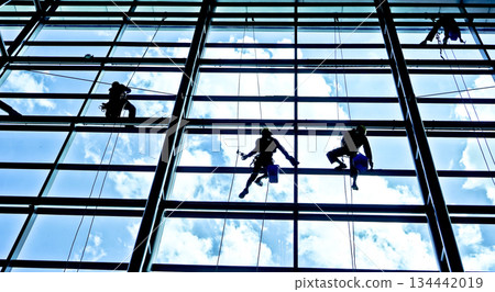 extreme work cleaning airport windows at height extreme work cleaning airport windows at height 134442019