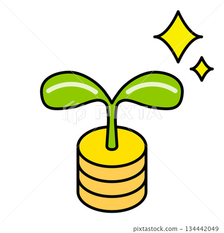 資產形成圖像圖標 134442049