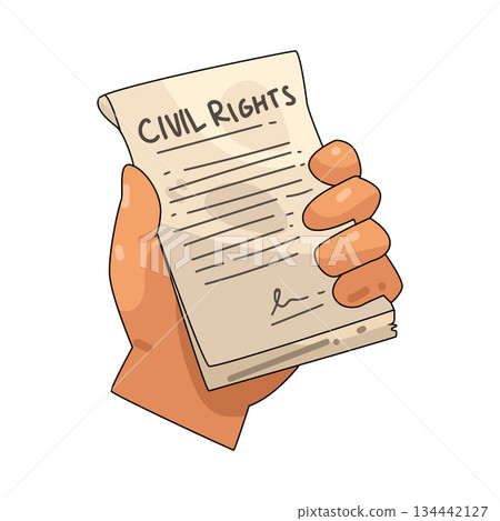 illustration of Civil Rights illustration of Civil Rights 134442127