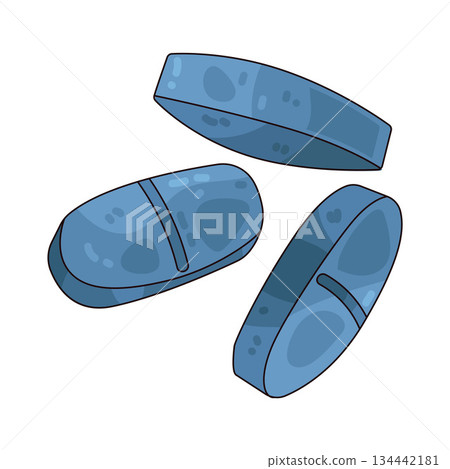 illustration of Pills illustration of Pills 134442181