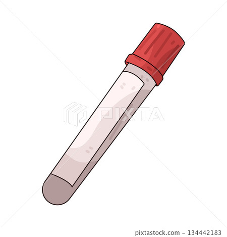 illustration of Test Tube illustration of Test Tube 134442183