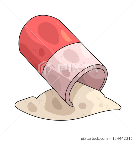 illustration of Open Capsule illustration of Open Capsule 134442315
