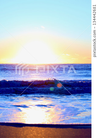 美麗的海灘日出 134442681