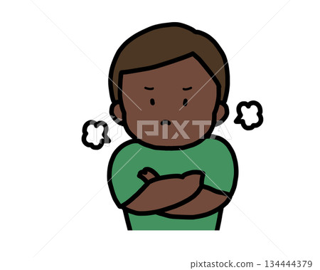 Angry black boy Angry black boy 134444379