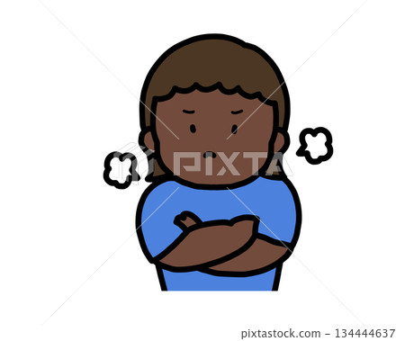 Angry black girl Angry black girl 134444637