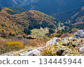 Autumn leaves on Mt. Ibuki 134445944