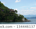 View of Chikubushima from the boat 134446137
