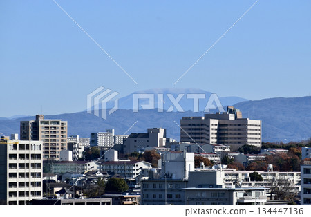Mount Ena seen from Nagoya on a clear day 134447136