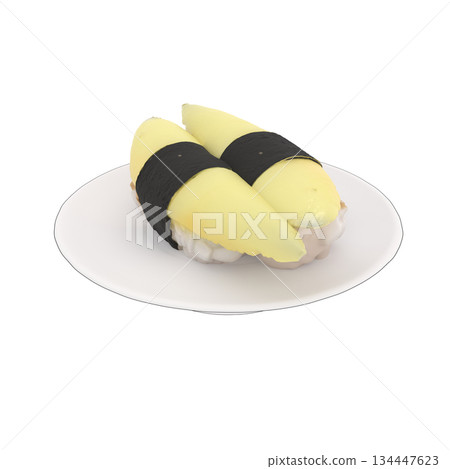 Herring roe nigiri sushi at sushi restaurants and conveyor belt sushi restaurants Herring roe nigiri sushi at sushi restaurants and conveyor belt sushi restaurants 134447623