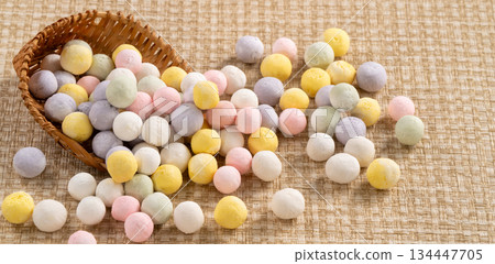 湯圓 冬至 生的 多彩 五彩 Raw Colorful tangyuan タンユエン もち団子 134447705