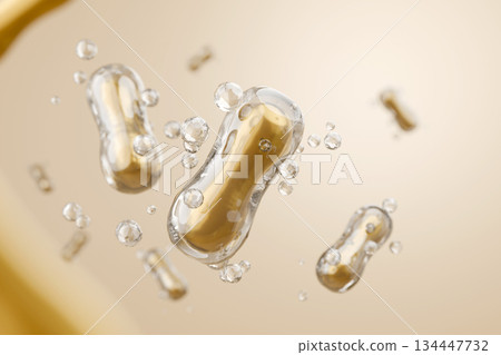 Golden Lactic Acid Bacteria Capsules in a Serum Premium Skincare and Technology 134447732
