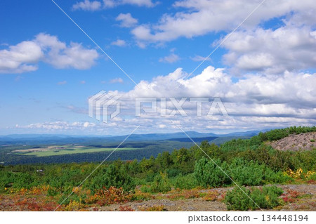 View north from Bogakudai in Biei, Hokkaido View north from Bogakudai in Biei, Hokkaido 134448194