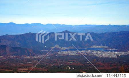 從富士山五合目溫中道眺望的景色 134448315