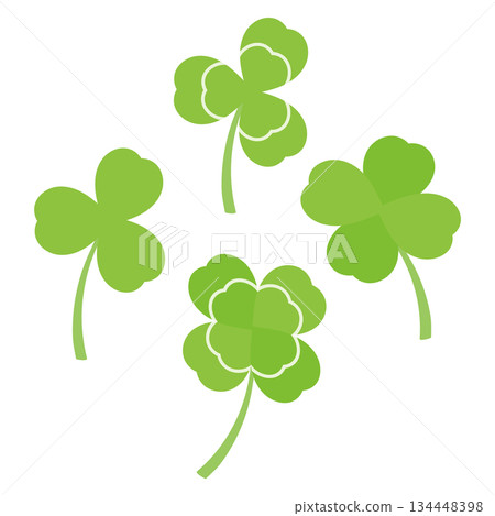 三葉草插畫集 134448398