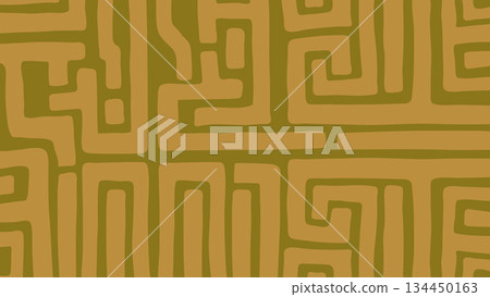 Abstract Maze Mayan Lines Hand Drawn Seamless Pattern Background.Vector Illustration Abstract Maze Mayan Lines Hand Drawn Seamless Pattern Background.Vector Illustration 134450163