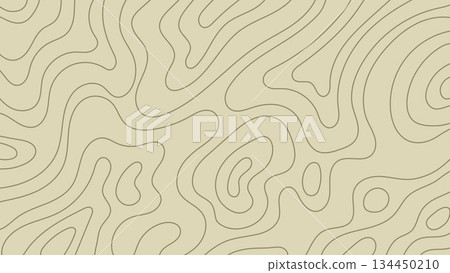 Topographic Texture Line Yellow Background Abstract Seamless Pattern Organic Minimalist Design.Vector Illustration Topographic Texture Line Yellow Background Abstract Seamless Pattern Organic Minimalist Design.Vector Illustration 134450210