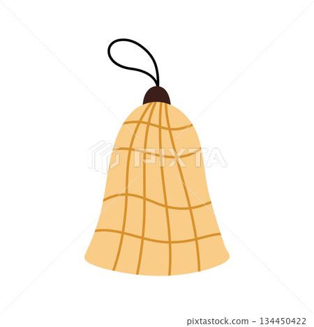 Cute decorative Christmas bell ornament 134450422