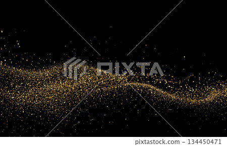 Vector Abstract Shiny Gold Glitter design element. Gold Glitter Dust and Stars. Glitter Trail. For New Year, Merry Christmas, Birthday and Wedding greeting card and invitation. Luxury Background Vector Abstract Shiny Gold Glitter design element. Gold Glitter Dust and Stars. Glitter Trail. For New Year, Merry Christmas, Birthday and Wedding greeting card and invitation. Luxury Background 134450471