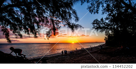 Saint Gilles beach, La Reunion island, france Saint Gilles beach, La Reunion island, france 134452202
