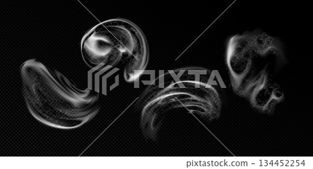 Soap foam texture overlay with soapy bubble Soap foam texture overlay with soapy bubble 134452254