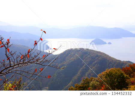 三方露台、三方五湖彩虹線、山頂公園、日本海、水月湖、日向湖、須賀湖、久串湖、若狹灣 134452332
