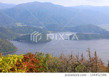 三方露台、三方五湖彩虹線、山頂公園、日本海、水月湖、日向湖、須賀湖、久串湖、若狹灣 134452346