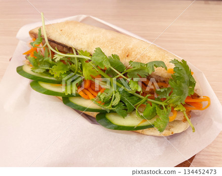 Banh Mi Vietnamese sandwich 134452473