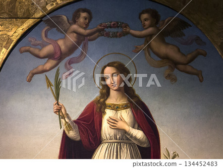 church of San Michele in foro, Lucca, Italy 134452483