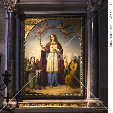 church of San Michele in foro, Lucca, Italy 134452484