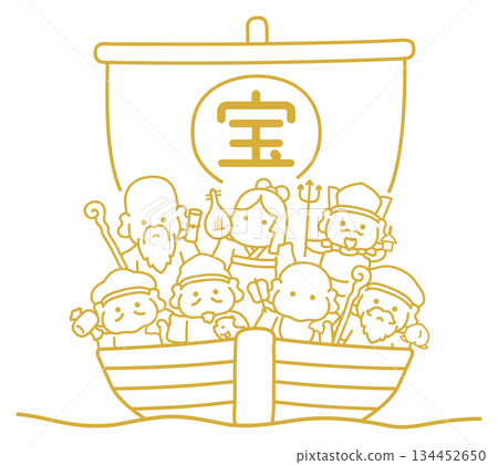 七福神與寶船 02 七福神與寶船 02 134452650