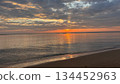 sunset over the sea 134452963