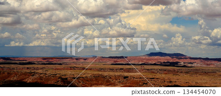 Bleak Landscape Petrified Forest National Park Arizona Bleak Landscape Petrified Forest National Park Arizona 134454070