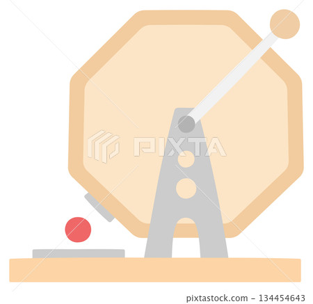 Rattle, Garapon, lottery machine and red ball Rattle, Garapon, lottery machine and red ball 134454643